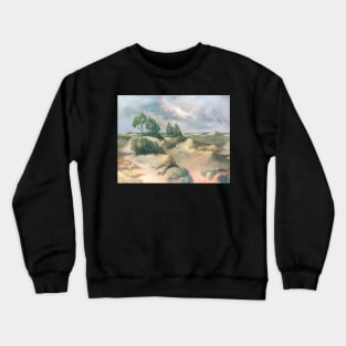 View from the dunes in De Panne (Belgium) Crewneck Sweatshirt